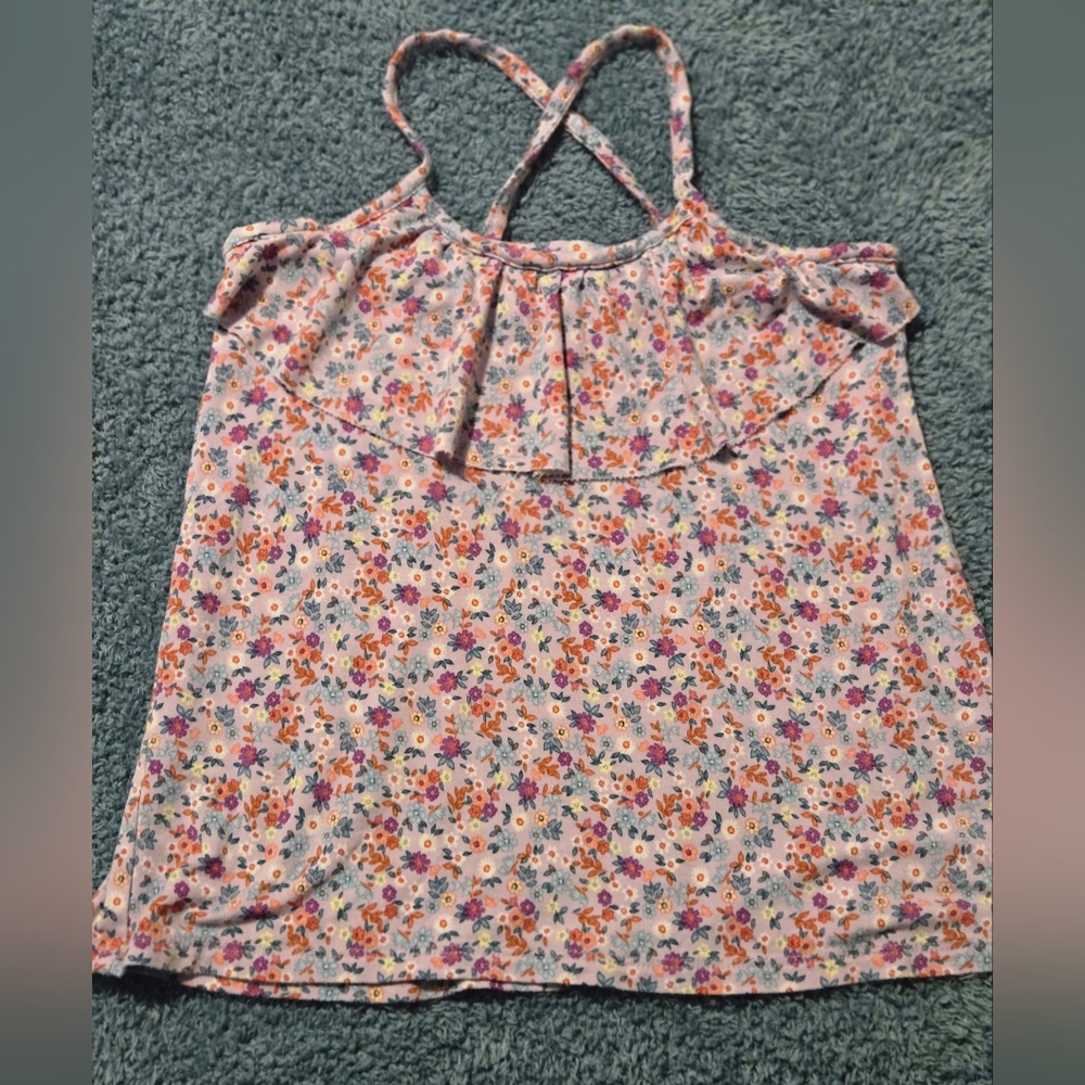 Bixby Nomad The Ruffle Front Tank Girls Sixe S (6/7)